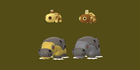 hippopotas pokemon shiny.